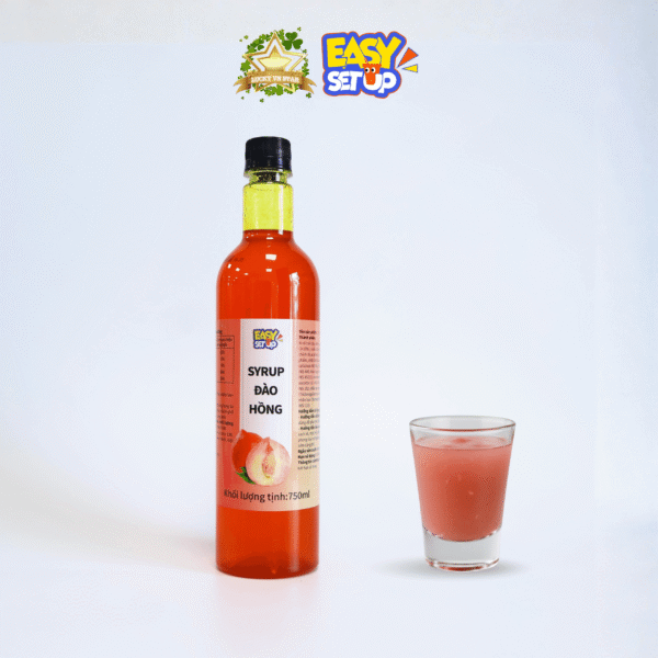 Syrup Đào Hồng – Easy Set Up [1KG]